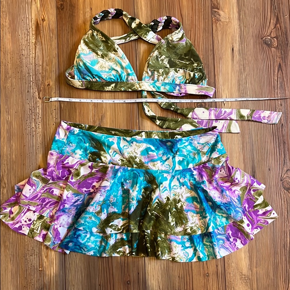 Lucky Brand Multicolor Bikini Set